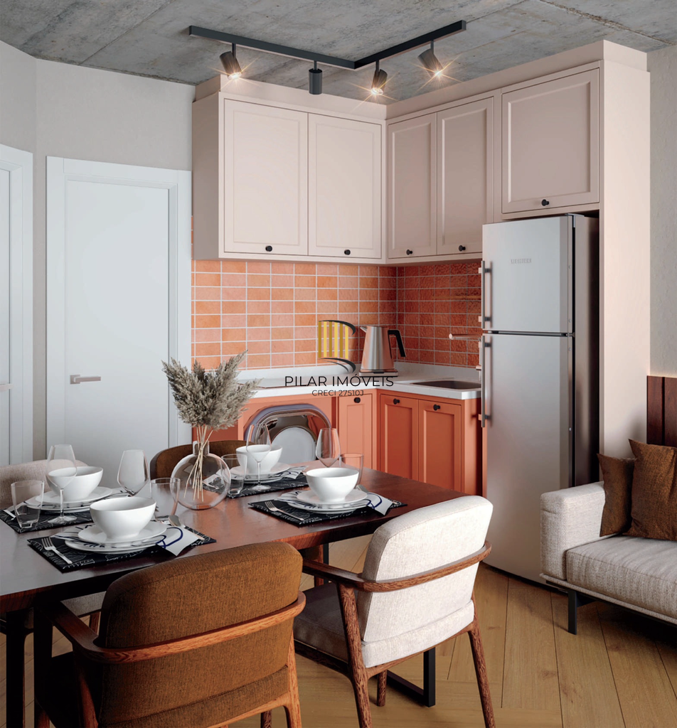 Apartamento Garden 1 dormitório no bairro Bom Fim