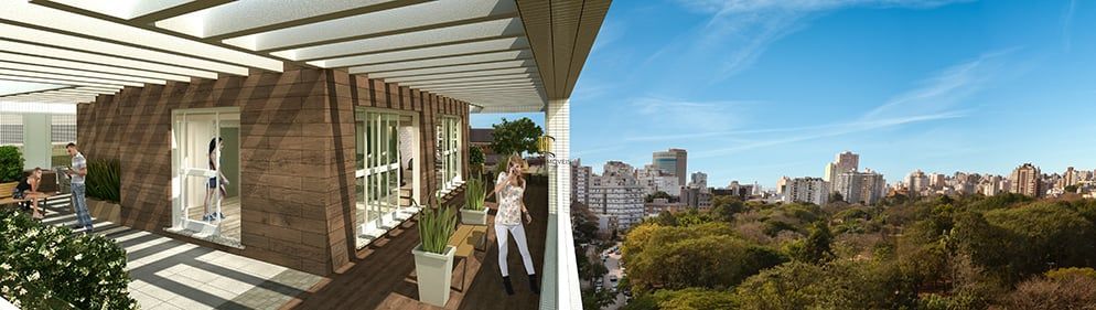 Apartamento 1 dormitório no bairro Moinhos de Vento