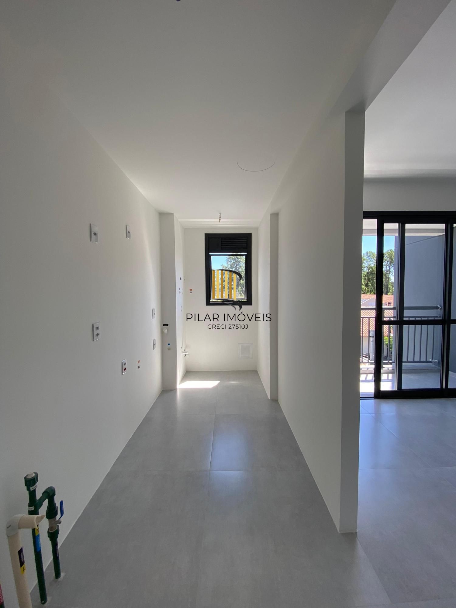 Apto novo, 02 dorm, 58 m2, 01 vaga, Bairro Fátima Canoas, Elevador, Gás encanado