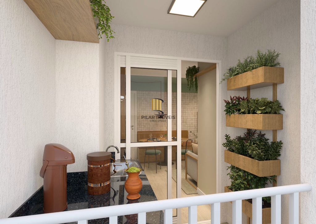 Apartamento 2 dormitórios no bairro Mato Grande