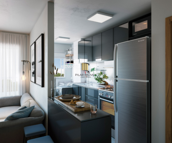 Apartamento 1 dormitório no bairro Camaquã