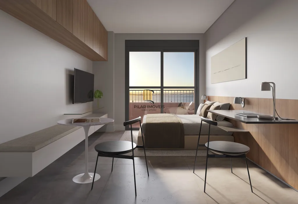 Apartamento 1 dormitório no bairro Menino Deus