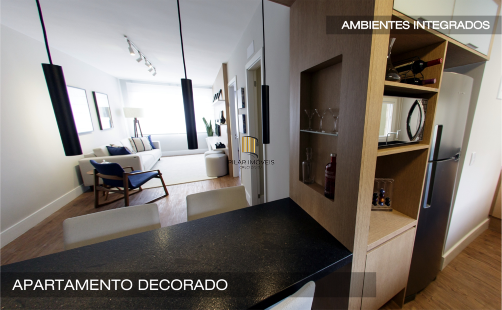 Apartamento 1 dormitório no bairro Petrópolis