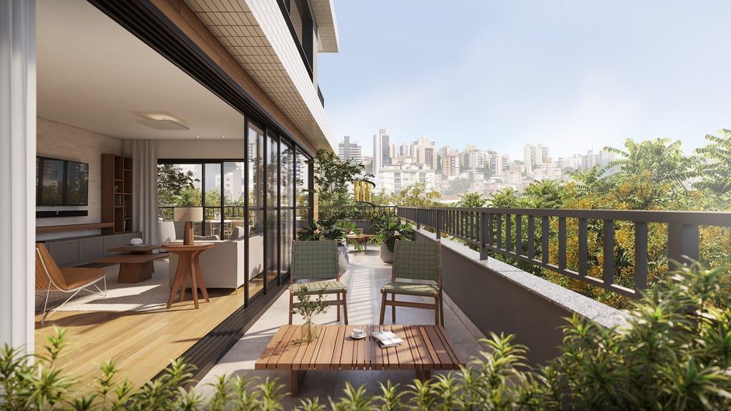 Apartamento Garden 3 dormitórios no bairro Santa Cecília