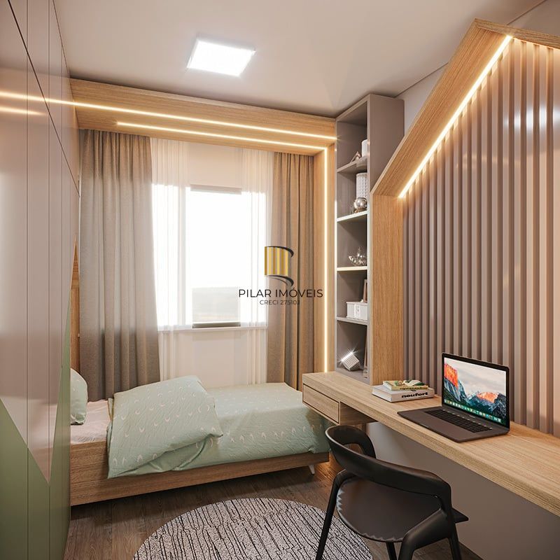 Apartamento 2 dormitórios no bairro Cristal