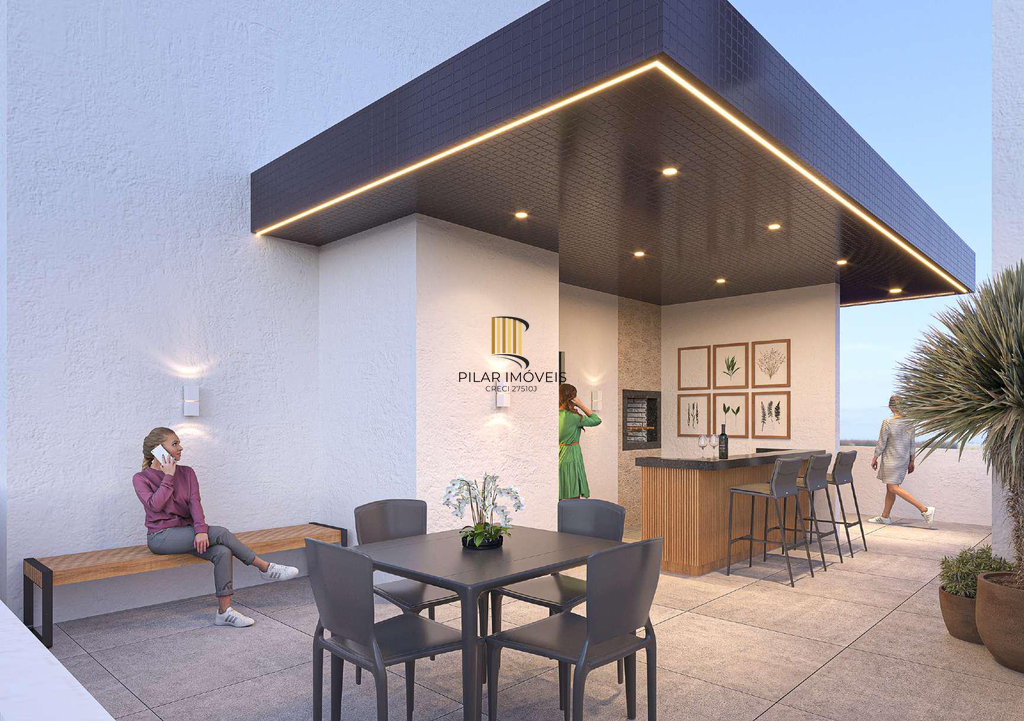 Apartamento 2 dormitórios no bairro Zona Nova