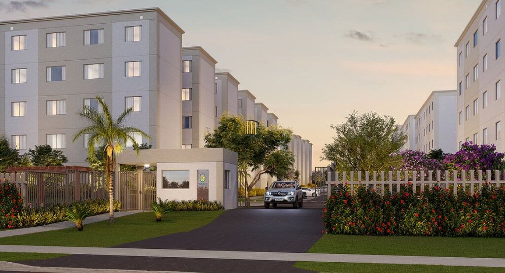 Apartamento 2 dormitórios no bairro Campo Novo