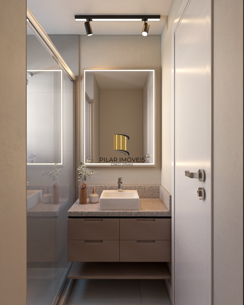 Apartamento 1 dormitório no bairro Auxiliadora