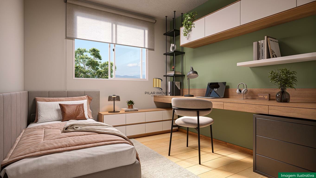 Apartamento 2 dormitórios no bairro Morro Santana