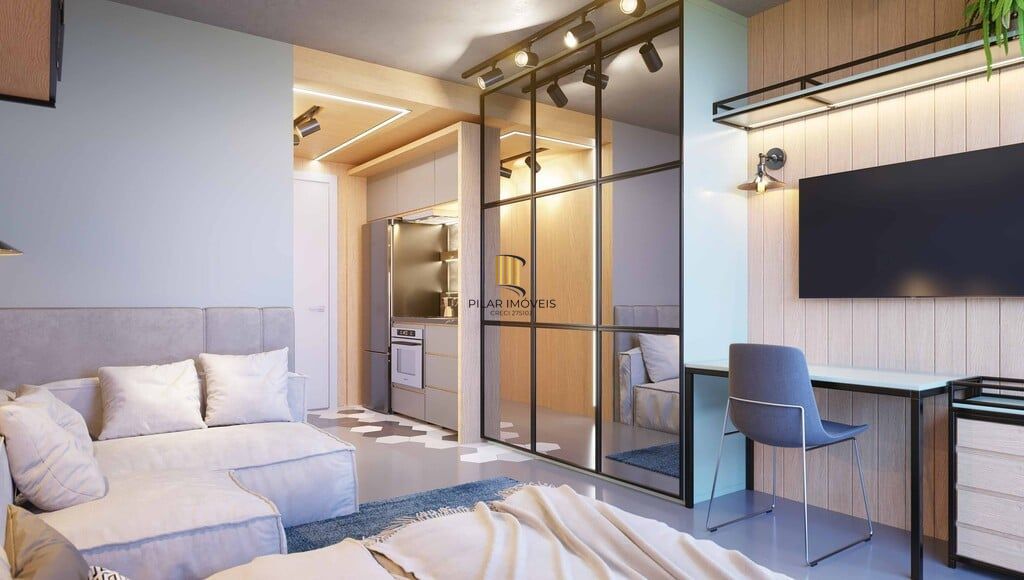 Apartamento Garden 1 dormitório no bairro Cidade Baixa