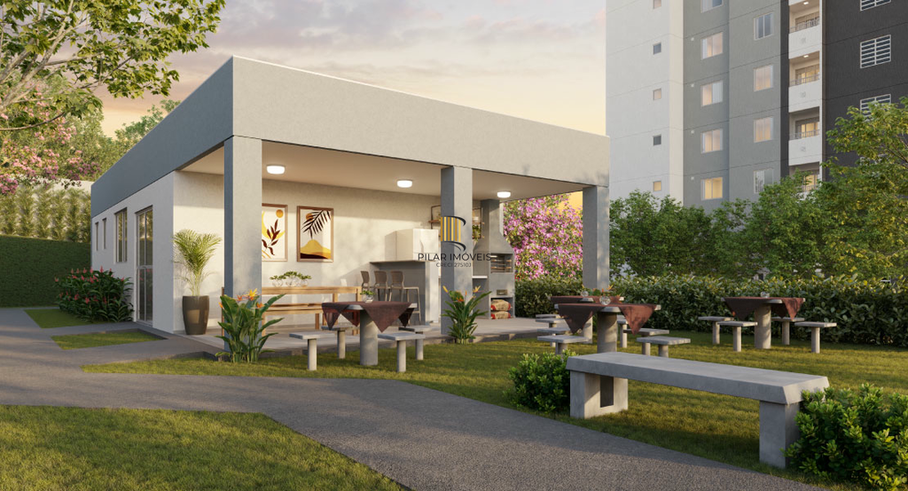 Apartamento 2 dormitórios no bairro Rubem Berta