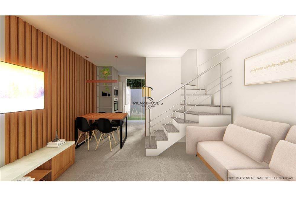 Casa de Condomínio 2 dormitórios no bairro Vila Nova - Pilar Imóveis