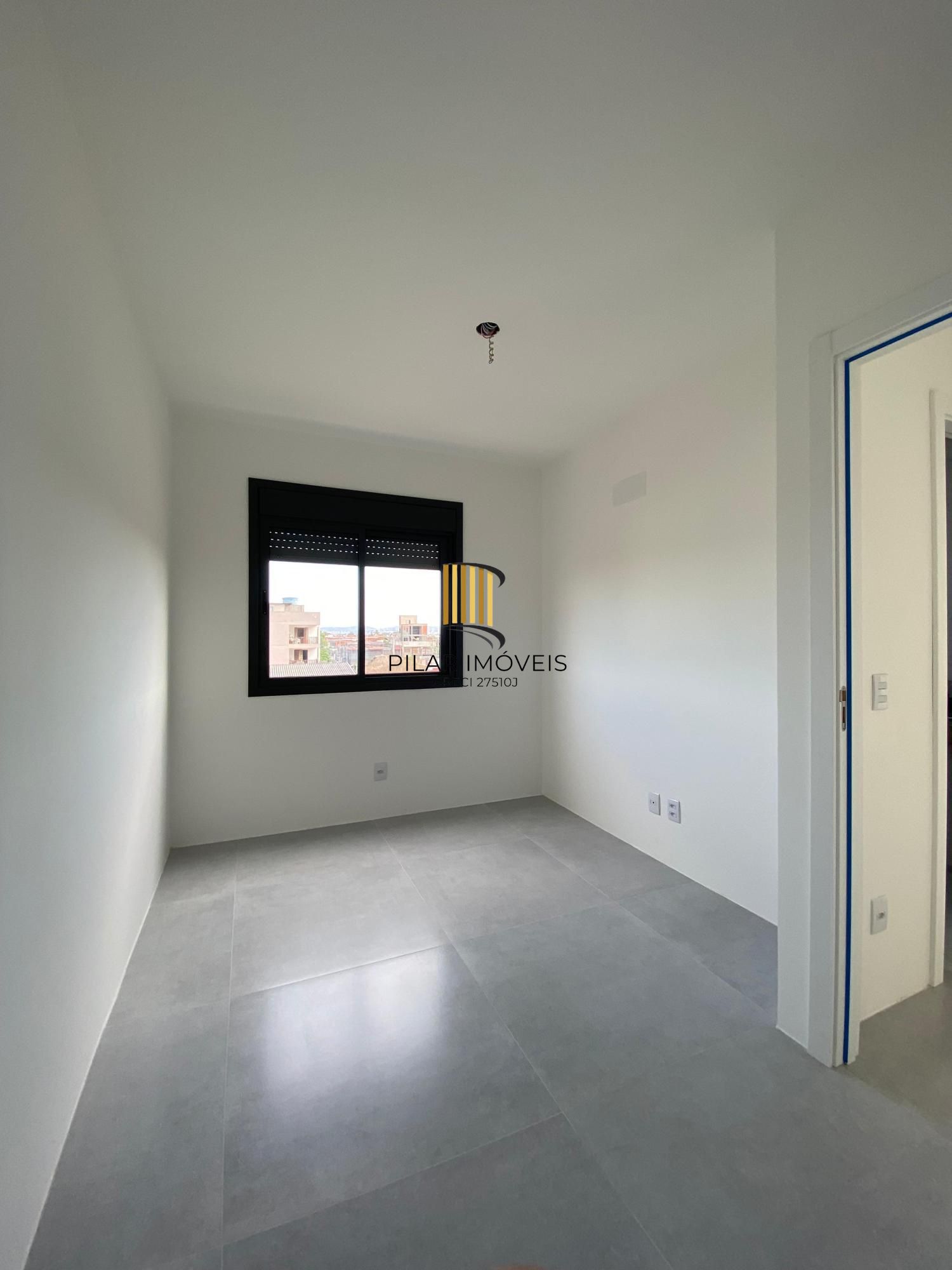 Apto novo, 02 dorm, 61 m2, 01 vaga, Bairro Fátima Canoas, Elevador, Gás encanado
