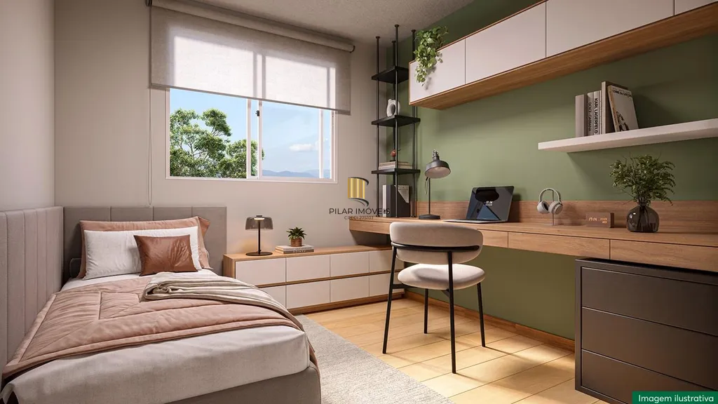 Apartamento 2 dormitórios no bairro Morro Santana