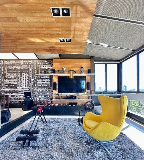 Cobertura 2 dormitórios, 218m², lareira, teto retrátil, Centro em Novo Hamburgo