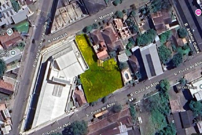 4 terrenos planos rua 5 de Abril e rua Maringá Total: 1.277,03 m² B. Rio Branco - Pilar Imóveis