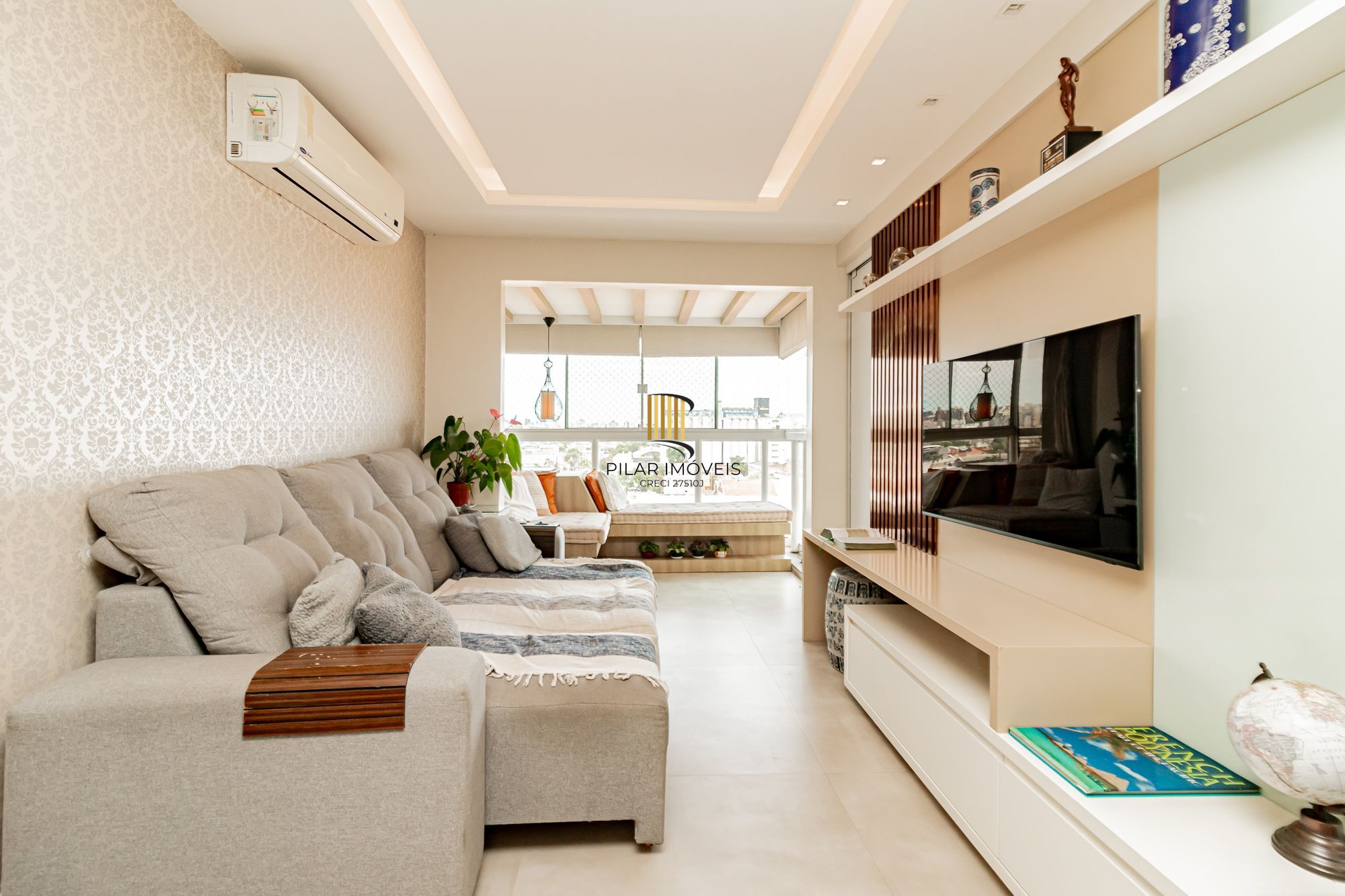 Apartamento 3 dormitórios, 2 banheiros, 1 vaga coberta e piscinas B. São Geraldo - Pilar Imóveis