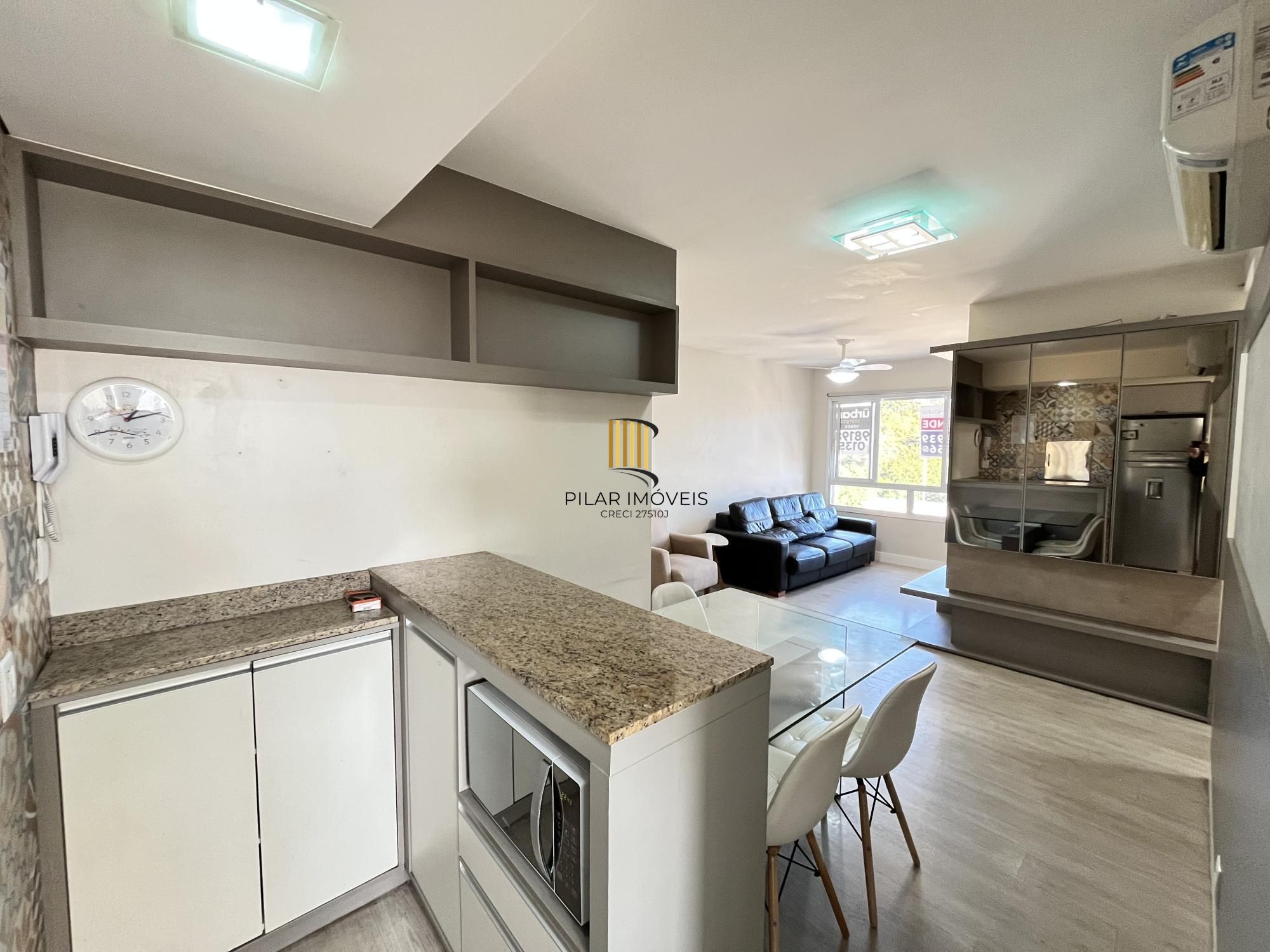 Apartamento de 3 quartos, semi mobiliado, suíte e 1 vaga de garagem