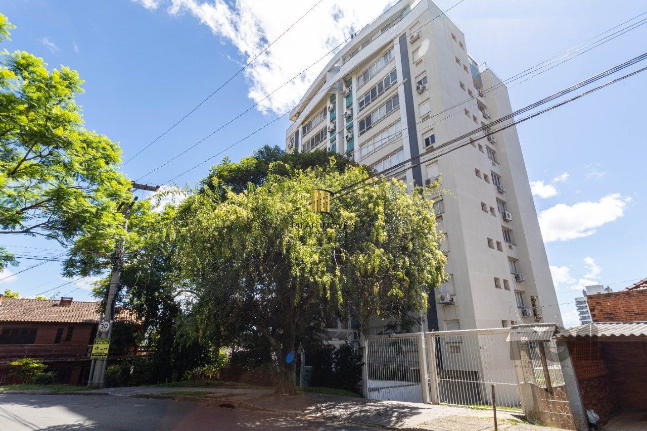   Apartamento de um quarto (dormitório) e uma vaga de garagem no bairro Jardim Botânico em Porto Alegre. 