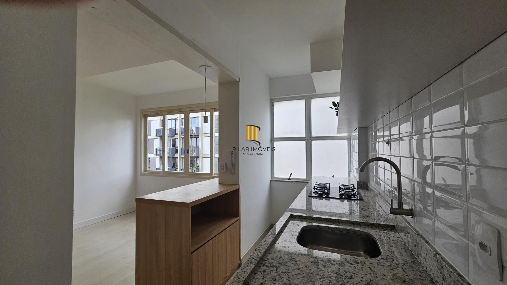 Apartamento 1 dormitorio de frente todas as peças norte