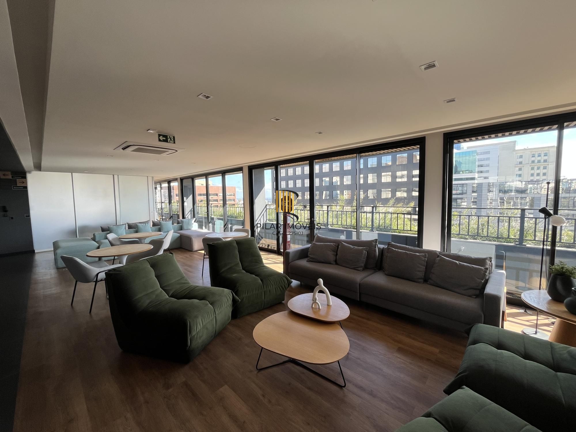 Apartamento de 1 quarto e 1 vaga de garagem no GO CARLOS GOMES