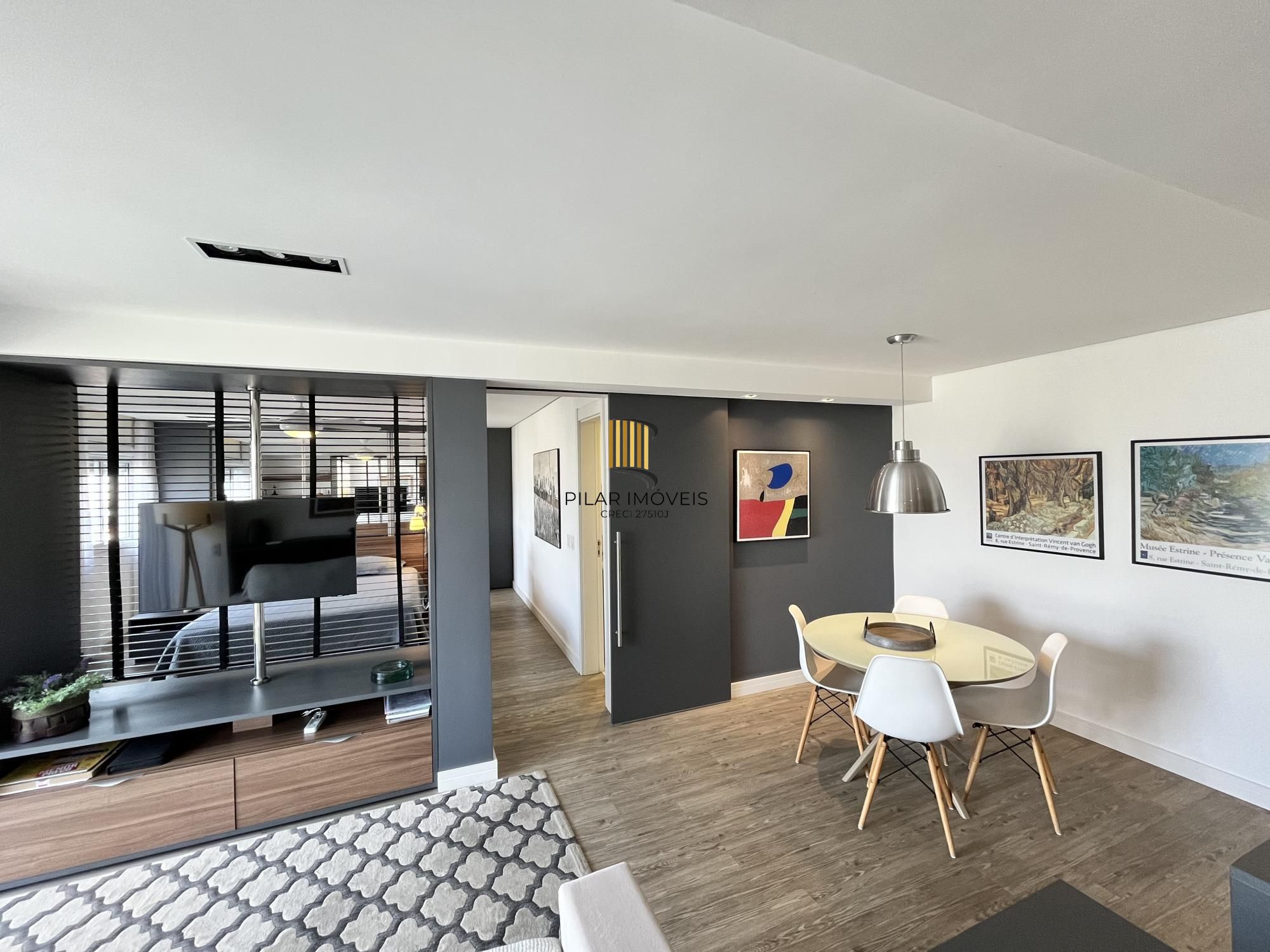Apartamento de 2 quartos, transformados em 1 e vaga de garagem bairro S. Geraldo