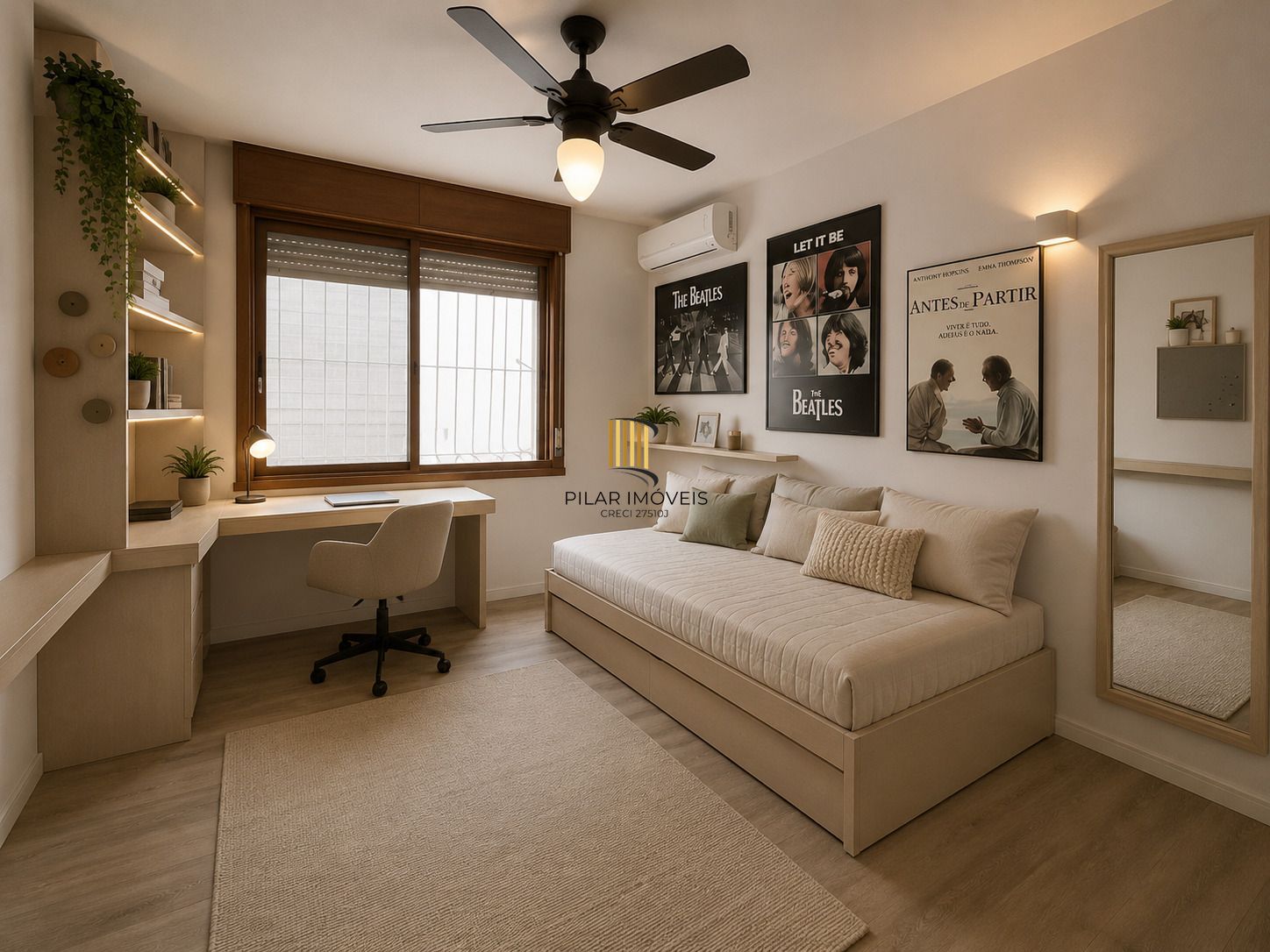 Apartamento de 4 quartos, suíte, amplo closet, dependência e 2 vagas de garagem