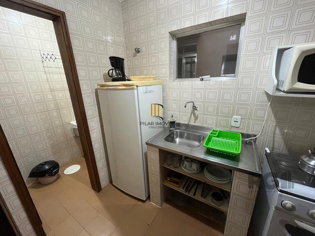 Exclusividade! Apartamento JK Mobiliado, sala, cozinha e banheiro social
