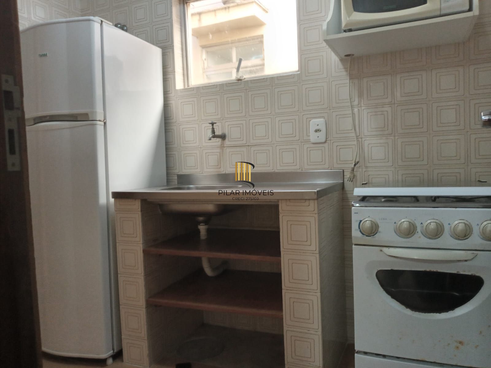 Exclusividade! Apartamento de 1 quarto, sala cozinha e banheiro no Centro POA/RS