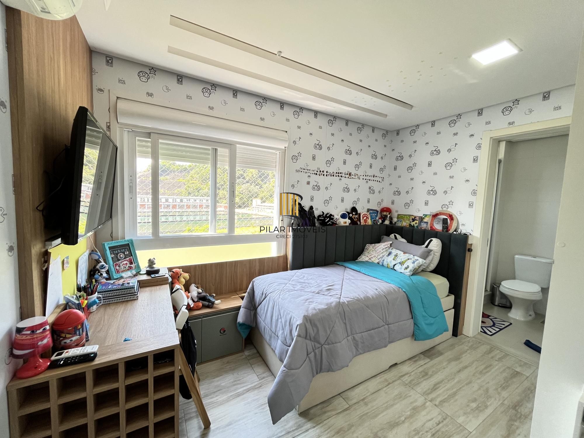 Apartamento de 3 quartos, 2 suítes e 2 vagas de garagem no Menino Deus em POA/RS