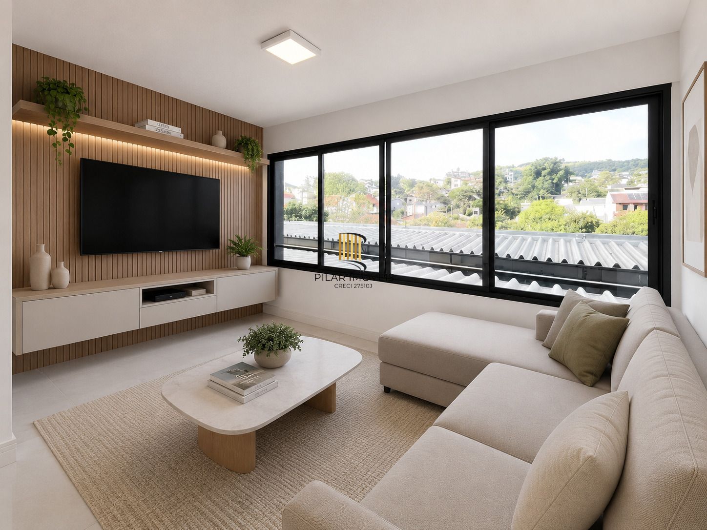Apartamento de 2 quartos, suite e com uma vaga de garagem