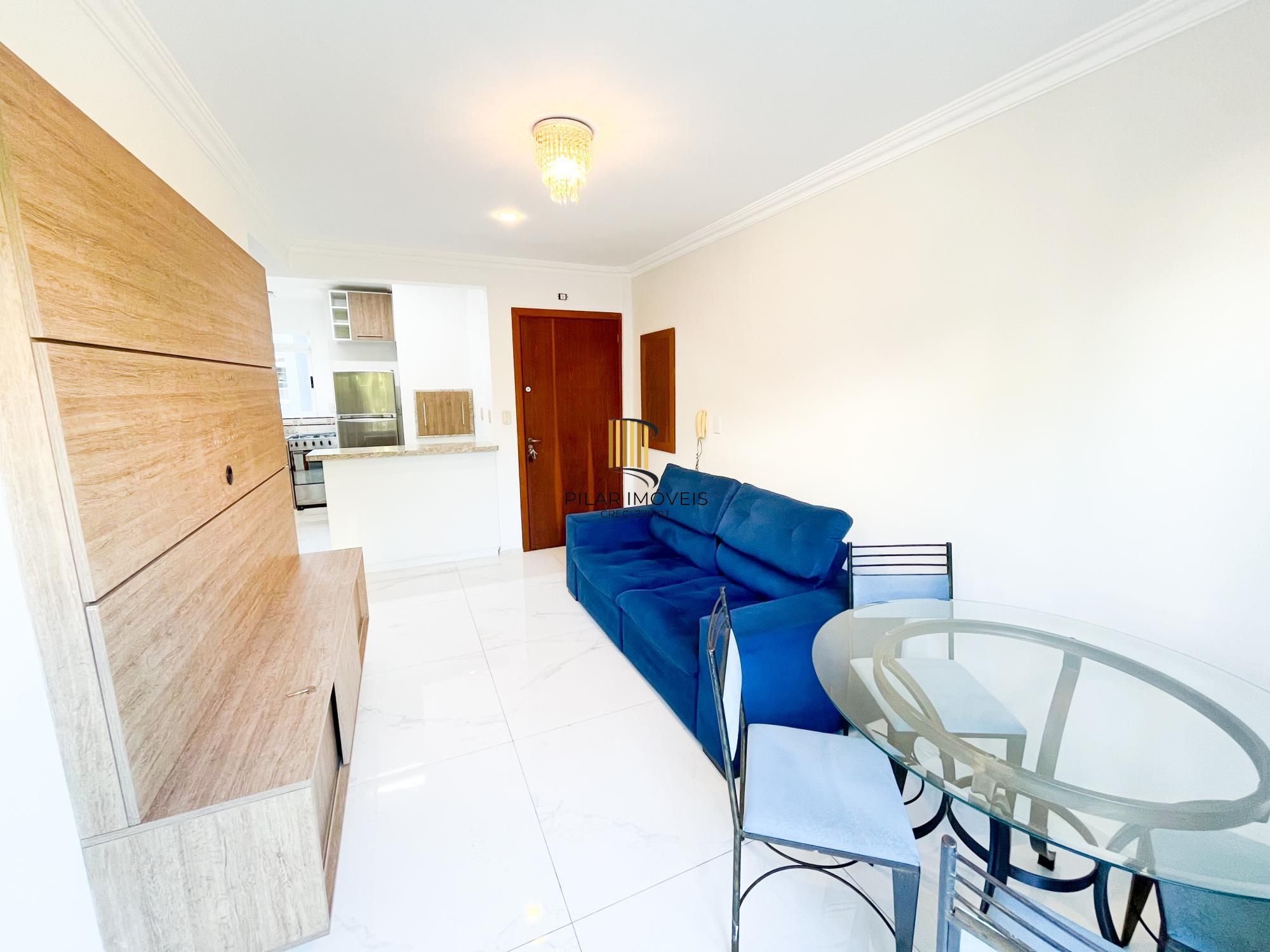 Apartamento de 1 quarto, churrasqueira e 1 vaga de garagem no bairro Petrópolis