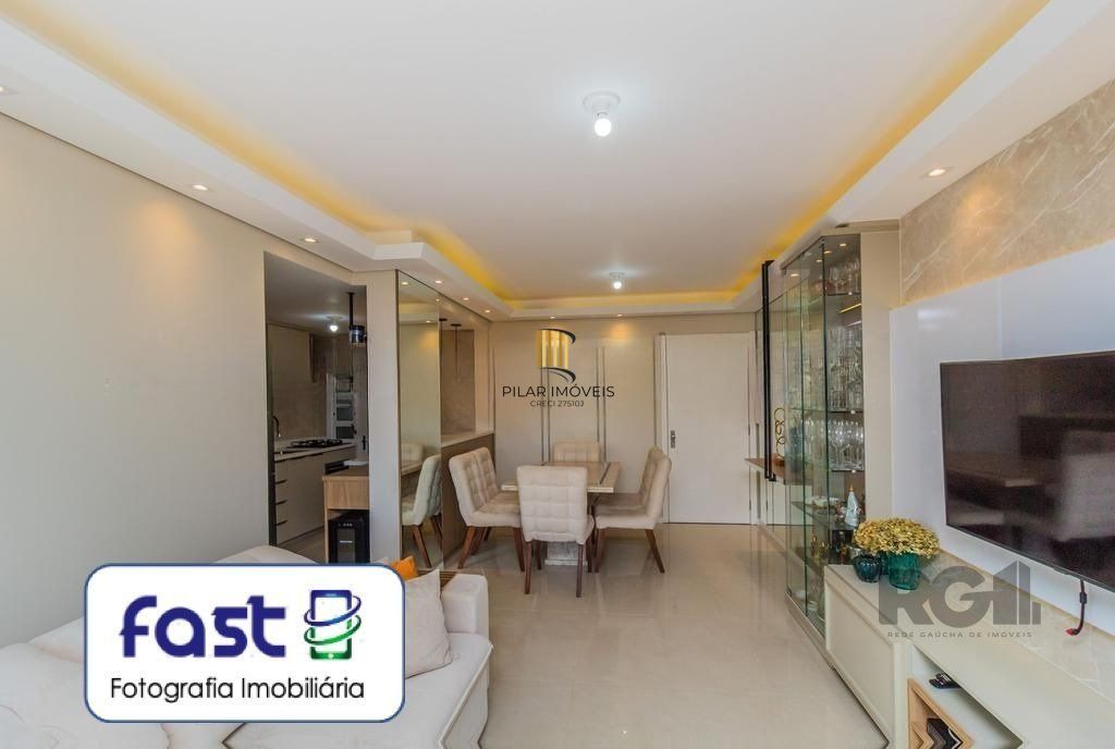 Apartamento 3 quartos, sendo 1 suíte, 82 m² de área privativa e 2 vagas de garagem individuais. Localizado na Rua/Av. Grecia, no bairro Passo D Areia em Porto Alegre.	