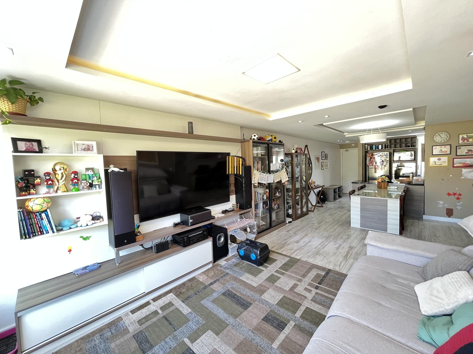 Apartamento de 3 quartos, 2 suítes e 2 vagas de garagem no Menino Deus em POA/RS