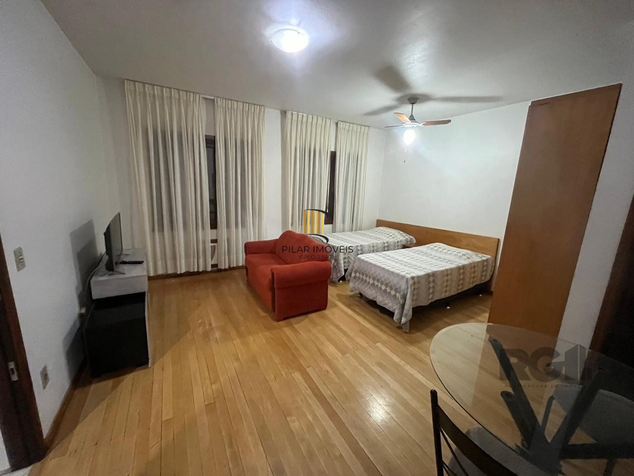Exclusividade! Apartamento JK Mobiliado, sala, cozinha e banheiro social