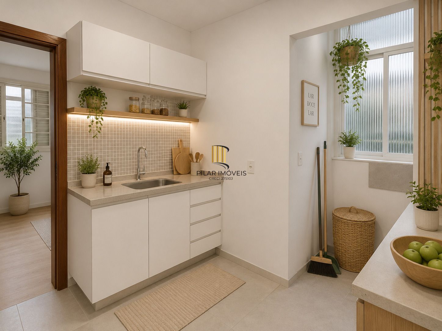 Apartamento desocupado de 1 dormitório, no bairro Azenha em Porto Alegre