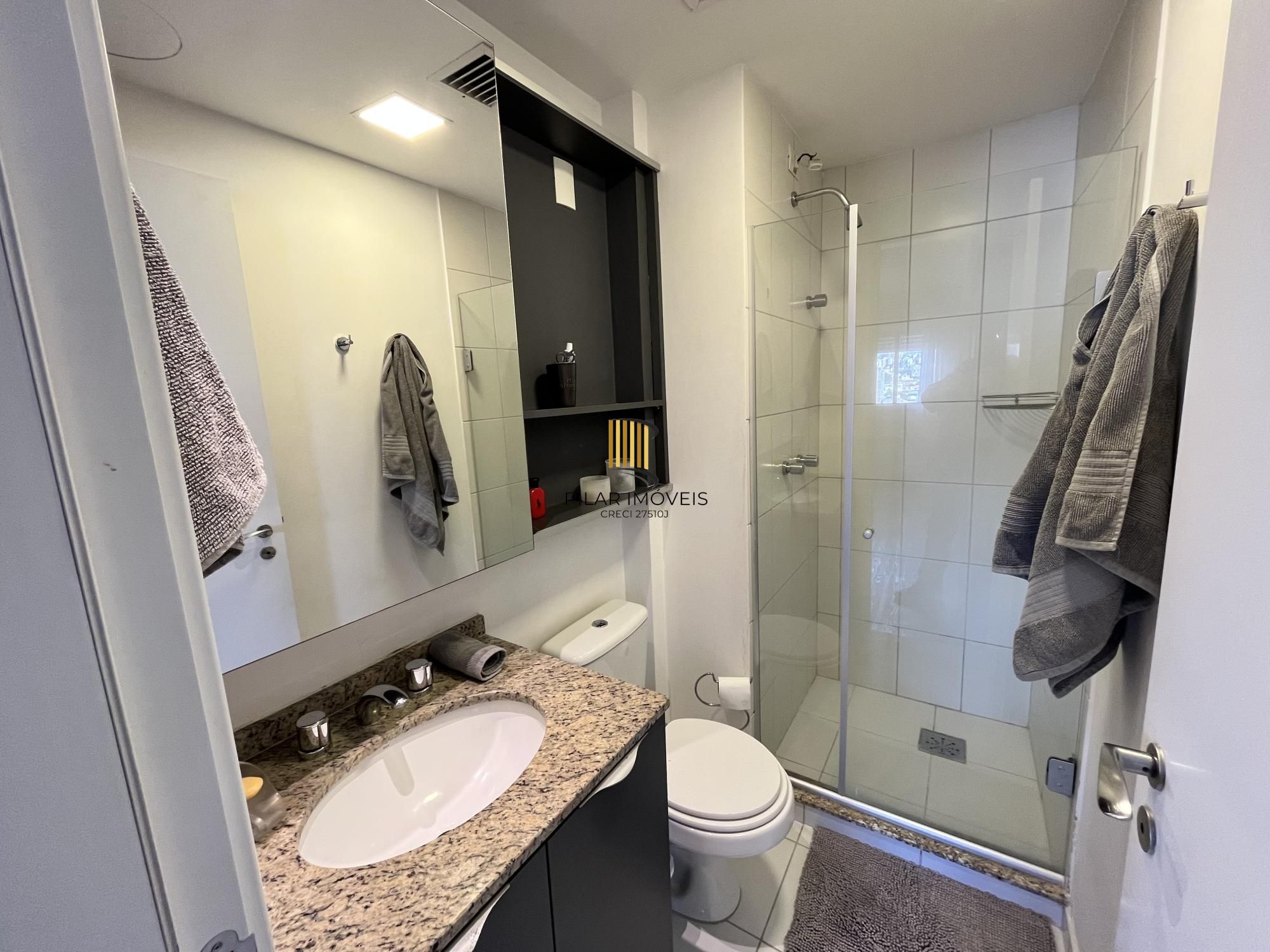 Apartamento de 2 quartos, transformados em 1 e vaga de garagem bairro S. Geraldo