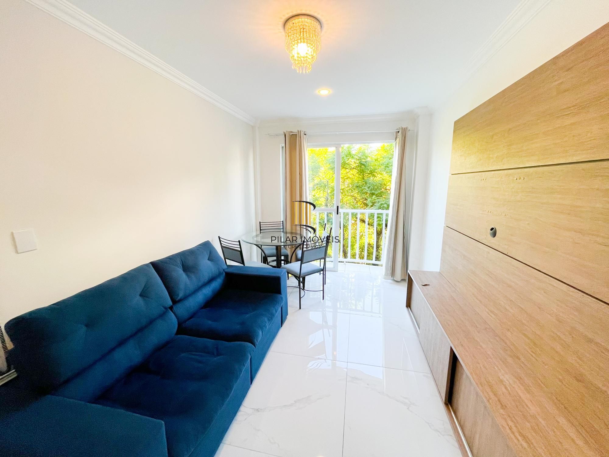 Apartamento de 1 quarto, churrasqueira e 1 vaga de garagem no bairro Petrópolis