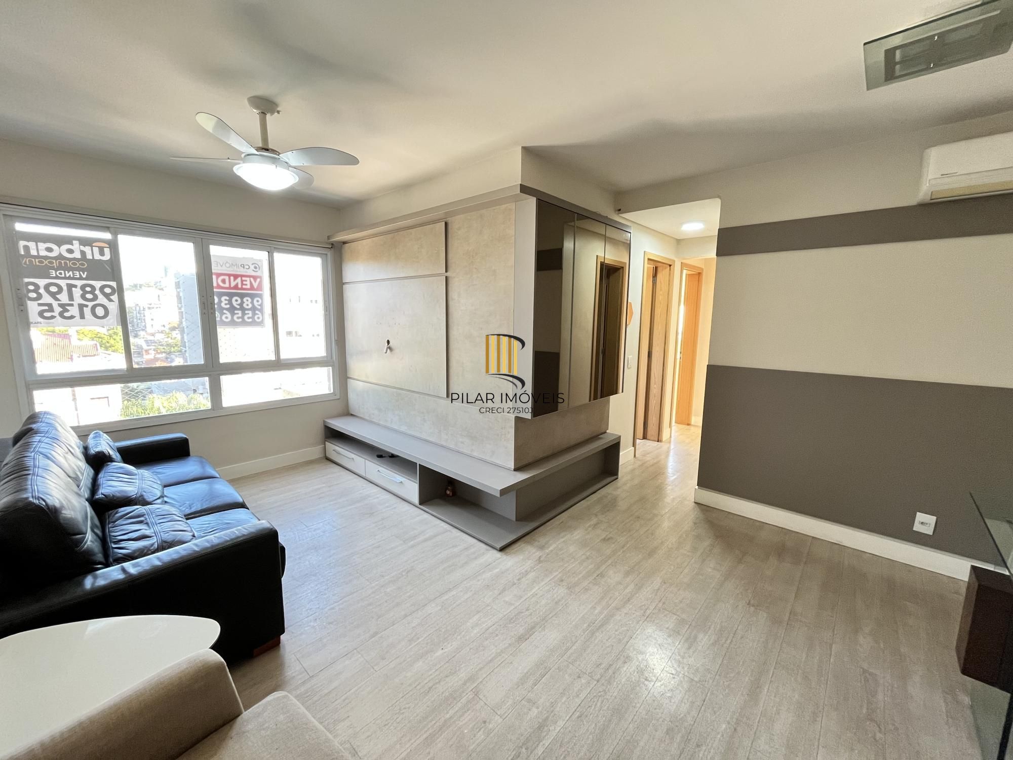 Apartamento de 3 quartos, semi mobiliado, suíte e 1 vaga de garagem