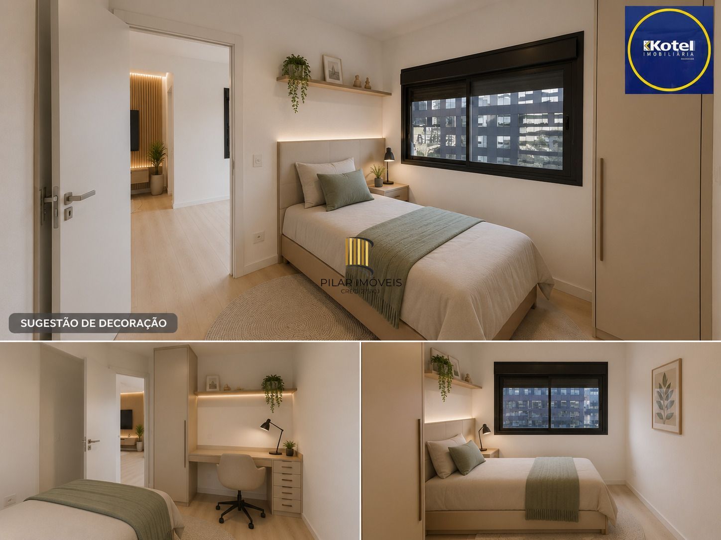 Apartamento de 1 quarto e 1 vaga de garagem no GO CARLOS GOMES - Pilar Imóveis