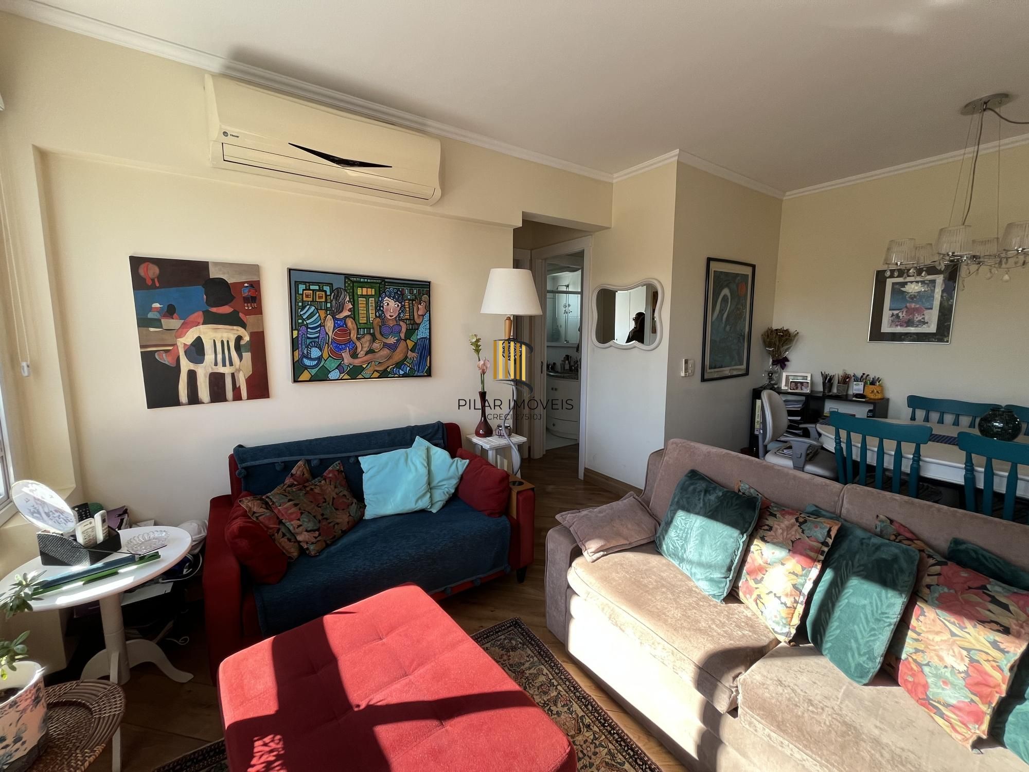Apartamento de 2 quartos, suíte e 1 vaga de garagem no bairro Rio Branco em POA - Pilar Imóveis