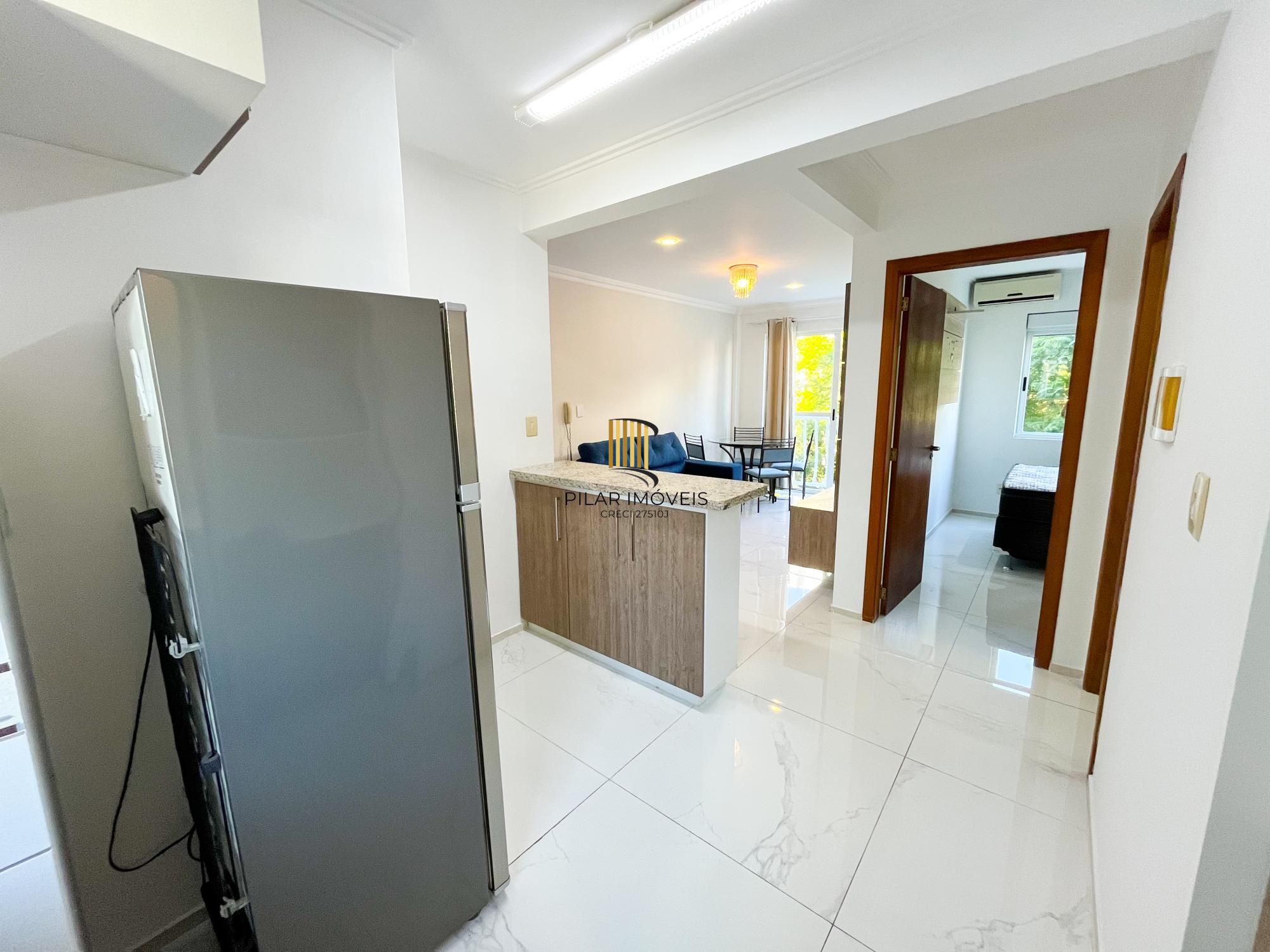 Apartamento de 1 quarto, churrasqueira e 1 vaga de garagem no bairro Petrópolis