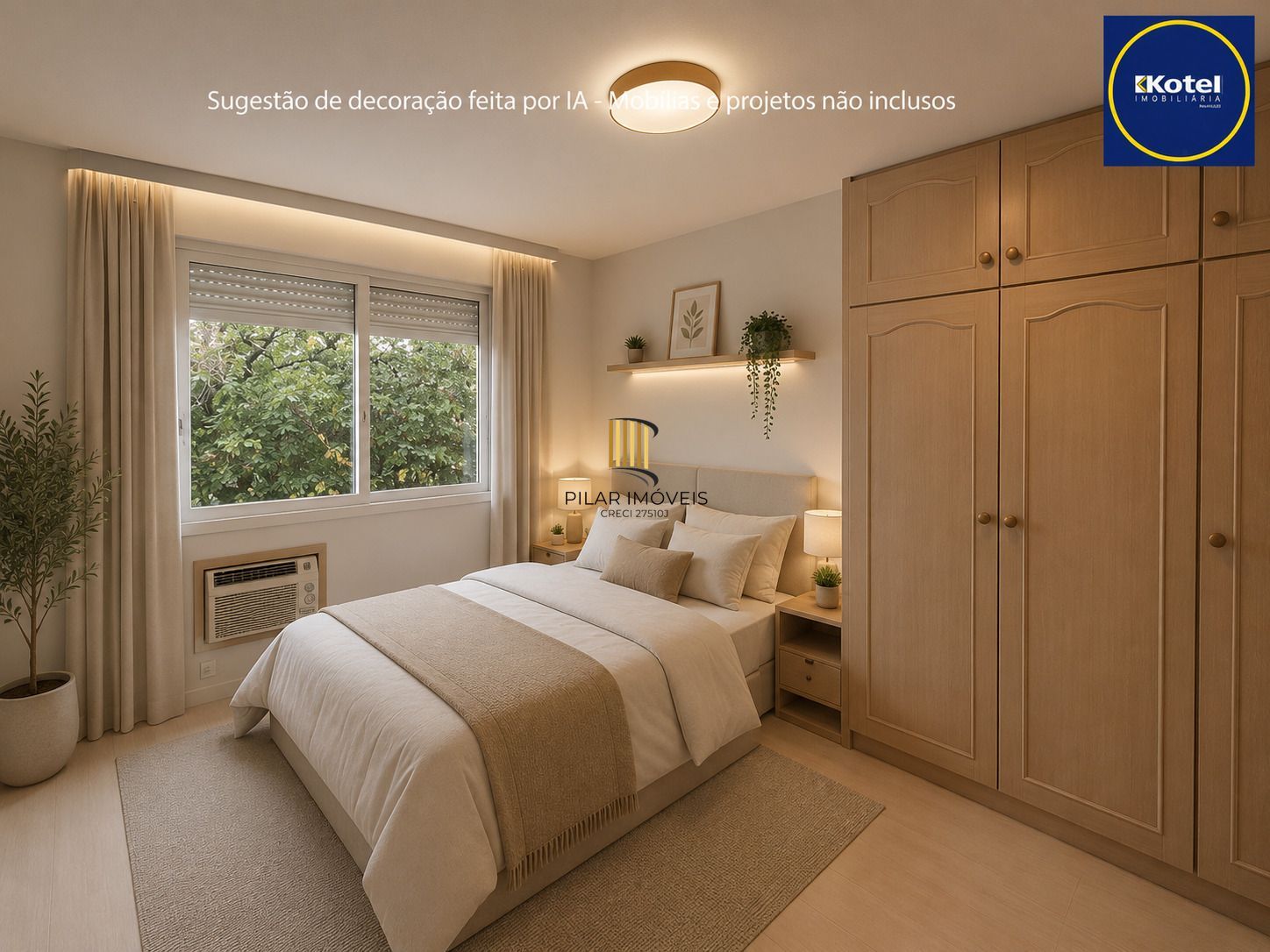 Cobertura de um quarto no bairro Santana em Porto Alegre.