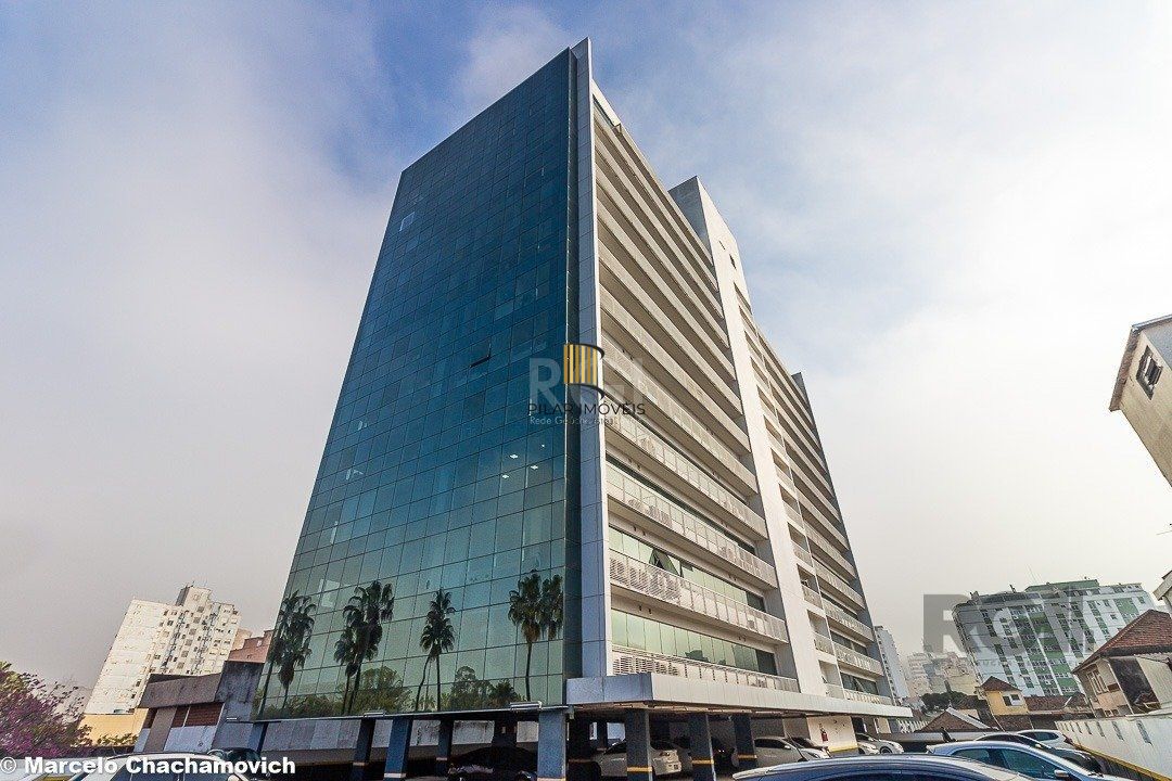 Sala comercial desocupada no edifício Baltimore, bairro Bom Fim em Porto Alegre.