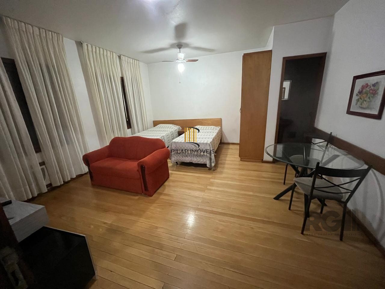 Exclusividade! Apartamento JK Mobiliado, sala, cozinha e banheiro social