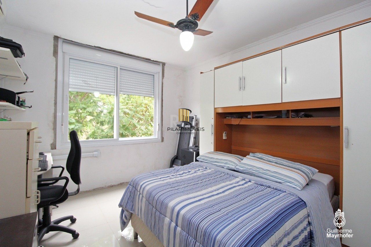 Apartamento de dois quartos e uma vaga de garagem no bairro Tristeza em Porto Alegre