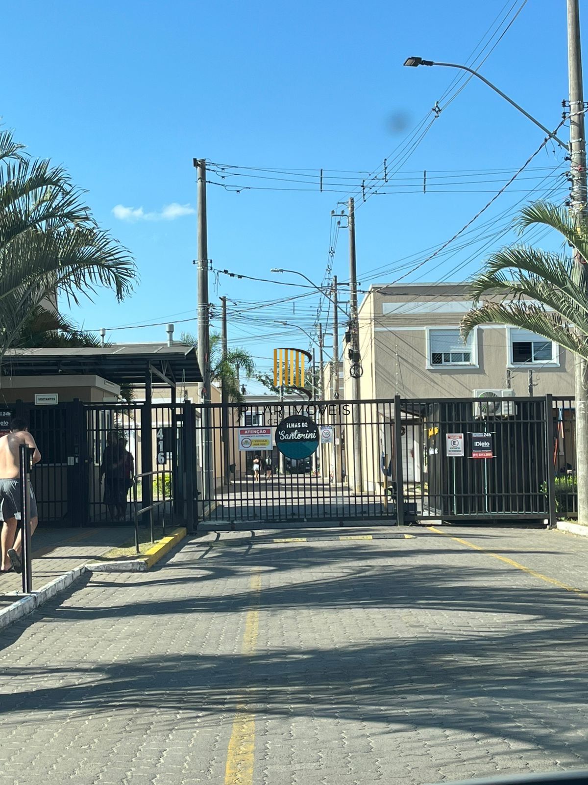 Sobrado no ilhas de santorini