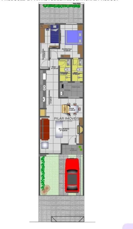 Casa 2 dormitórios no bairro Aberta dos Morros