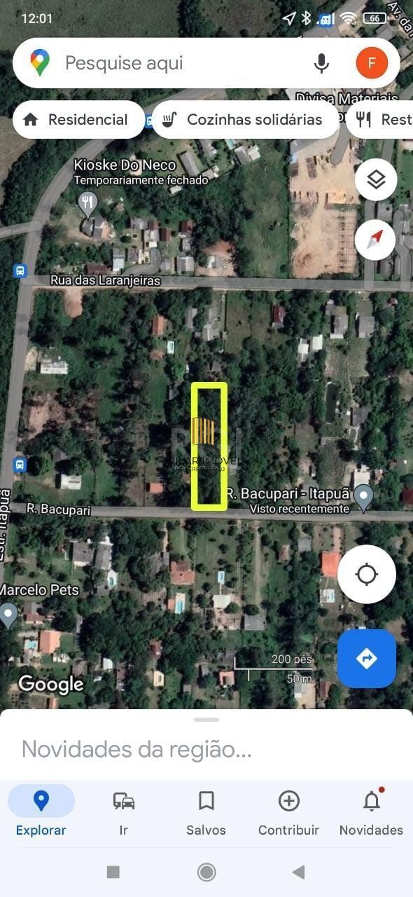 Terreno no bairro Itapuã - Viamão