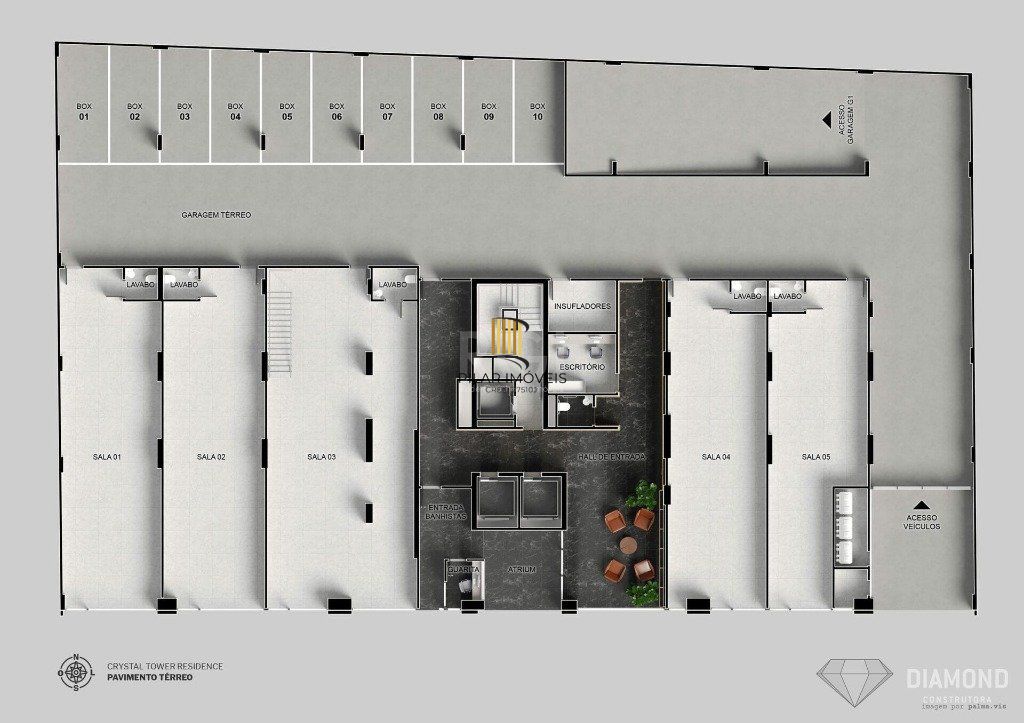 Loja no Empreendimento Crystal Tower em Camboriu